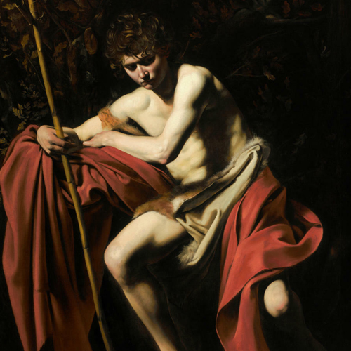 Caravaggio, Saint John the Baptist in the Wilderness, 1604