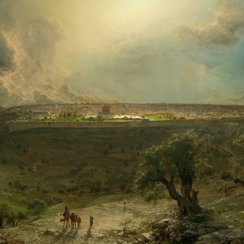 Frederic Edwin Church, Jerusalem from the Mount of Olives, 1870