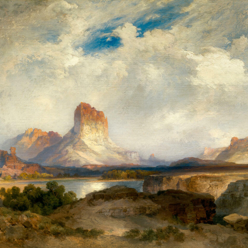 Thomas Moran, Castle Rock, Green River, Wyoming, 1915