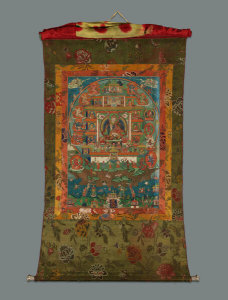 unknown Tibetan maker - Padmasambhava on His Copper-Colored Mountain, 18th century