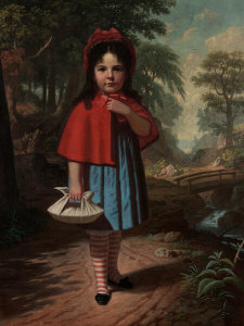 George Caleb Bingham - Little Red Riding Hood (Miss Eulalie Hockaday), 1878-1879