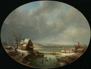 Régis François Gignoux - Winter, 1853