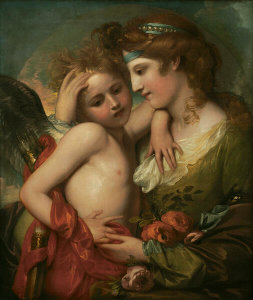 Benjamin West - Venus Comforting Cupid (Cupid Stung by a Bee), ca. 1796