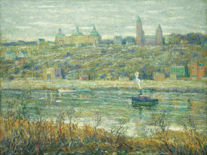 Ernest Lawson - On the Harlem, ca. 1910