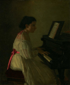 Thomas Eakins - Frances Eakins, ca. 1870