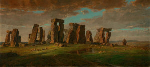 Jasper Francis Cropsey - Stonehenge, Salisbury Plains, 1876