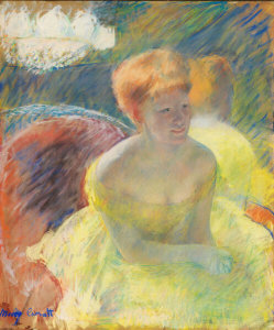 Mary Cassatt - At the Theater (Lydia Seated in a Loge), ca. 1879