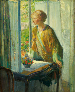 Richard Edward Miller - At the Window (Paris Morning), ca. 1910-1912