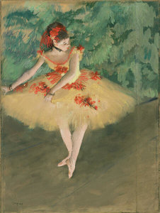 Edgar Degas - Dancer Making Points (Danseuse faisant des pointes), ca. 1874-1876