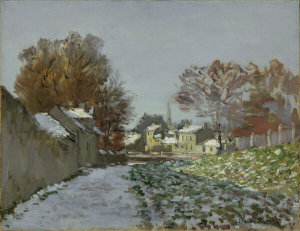 Claude Monet - Snow Effect at Argenteuil, 1875