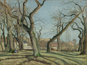 Camille Pissarro - Chestnut Grove at Louveciennes, 1872