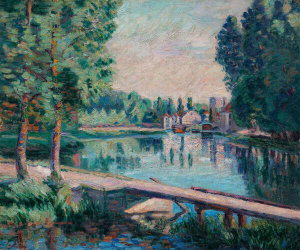 Armand Guillaumin - Moret-sur-Loing, Evening Effect, 1896
