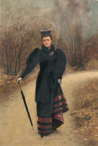 Basile Lemeunier - Portrait of Madame Valentine Marie Elise Nérou, 1898
