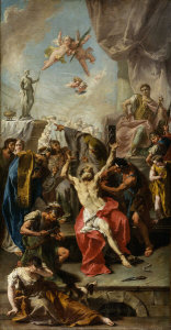 Giovanni Battista Pittoni - Martyrdom of Saint Bartholomew, 1735
