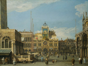 Canaletto - The Clock Tower in the Piazza San Marco, 1728/1730