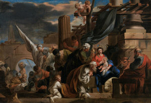 Sebastien Bourdon - The Adoration of the Magi, ca. 1639