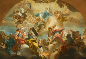 Gaetano Gandolfi - Assumption of the Virgin with Old Testament Figures, 1776-1779