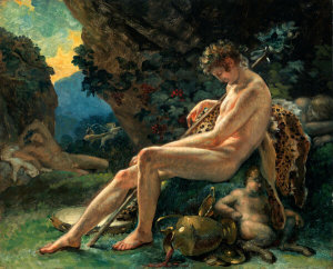 Anne Louis Girodet - Sleeping Bacchus (Le Berger endormi), 1790/1791