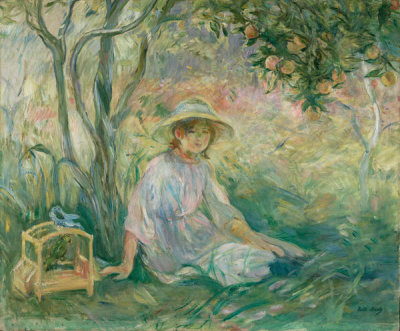 Berthe Morisot - Under the Orange Tree, 1889