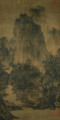 Li Cheng - A Solitary Temple Amid Clearing Peaks, Northern Song Dynasty (960–1127)