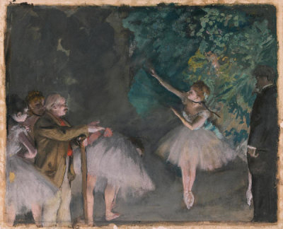 Edgar Degas - Rehearsal of the Ballet, ca. 1876