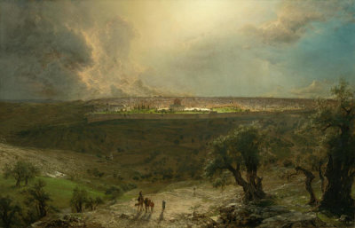 Frederic Edwin Church - Jerusalem from the Mount of Olives, 1870