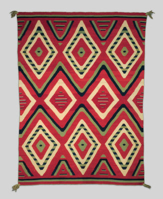 unknown Native American artist (Navajo) - Late Classic Serape, ca. 1865