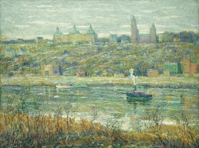 Ernest Lawson - On the Harlem, ca. 1910