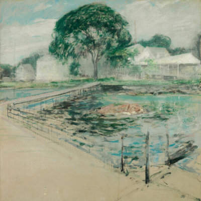 John Henry Twachtman - Harbor View Hotel, 1902