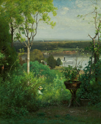 George Inness - Looking Over the Hudson at Milton, ca. 1886-1888