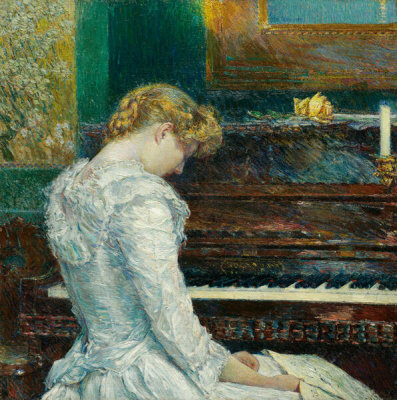 Childe Hassam - The Sonata, 1893