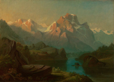 George Caleb Bingham - Mountain Landscape, 1872-1878