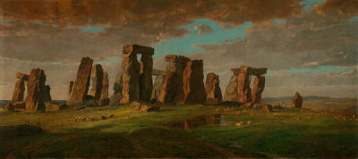 Jasper Francis Cropsey - Stonehenge, Salisbury Plains, 1876