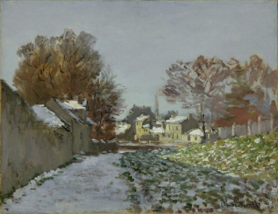 Claude Monet - Snow Effect at Argenteuil, 1875