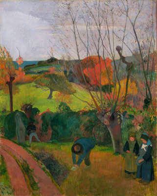 Paul Gauguin - Autumn in Brittany (The Willow Tree), 1889