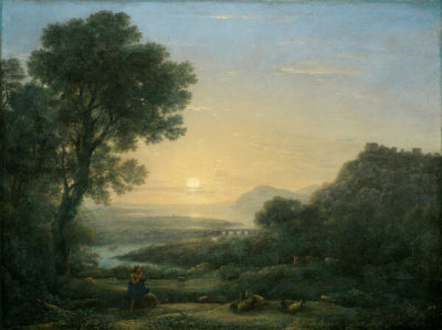 Claude - Landscape with a Piping Shepherd, 1667