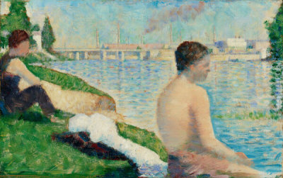 Georges Seurat - Study for "Bathers at Asnières", 1883
