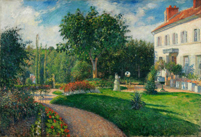Camille Pissarro - The Garden of Les Mathurins at Pontoise, 1876