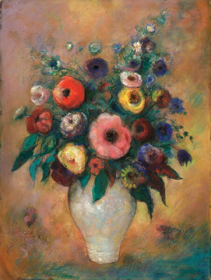 Odilon Redon - Vase of Flowers, after 1928