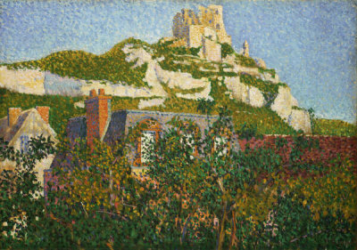 Paul Signac - The Château Gaillard, View from My Window, Petit Andely, 1886