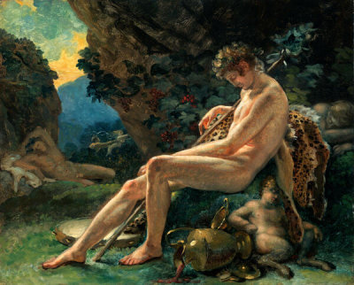 Anne Louis Girodet - Sleeping Bacchus (Le Berger endormi), 1790/1791